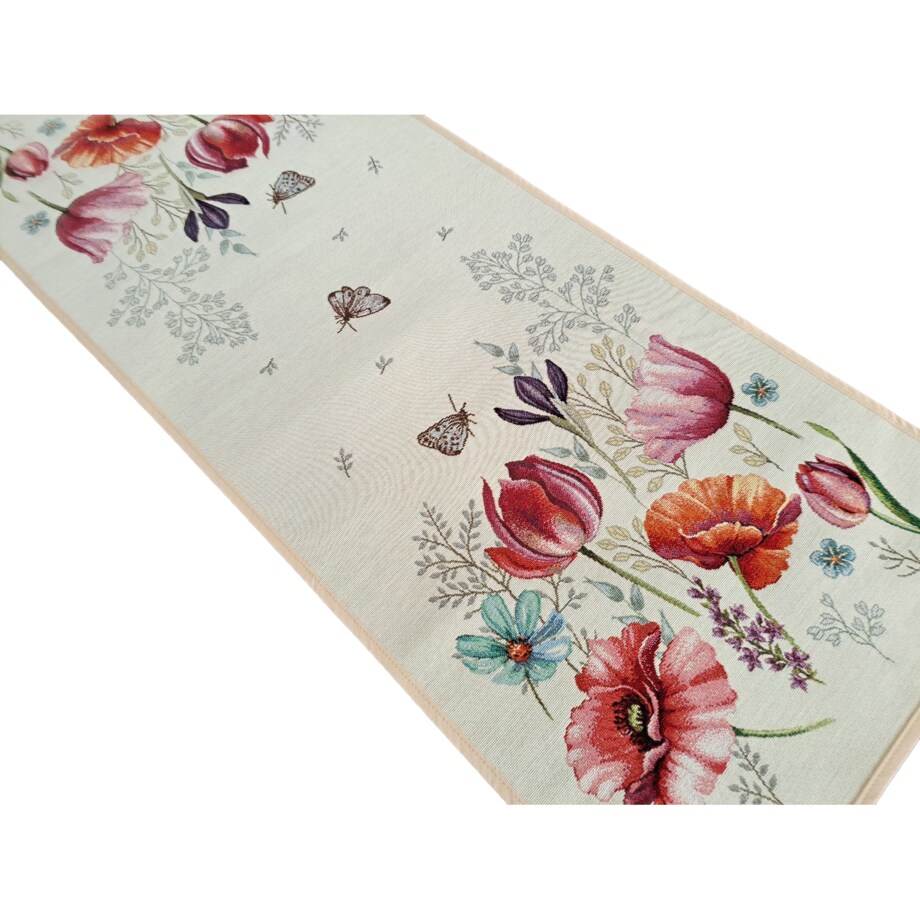 Bieżnik Na Stół 40X100 Cm Dekoracyjny Ozdobny Fleur