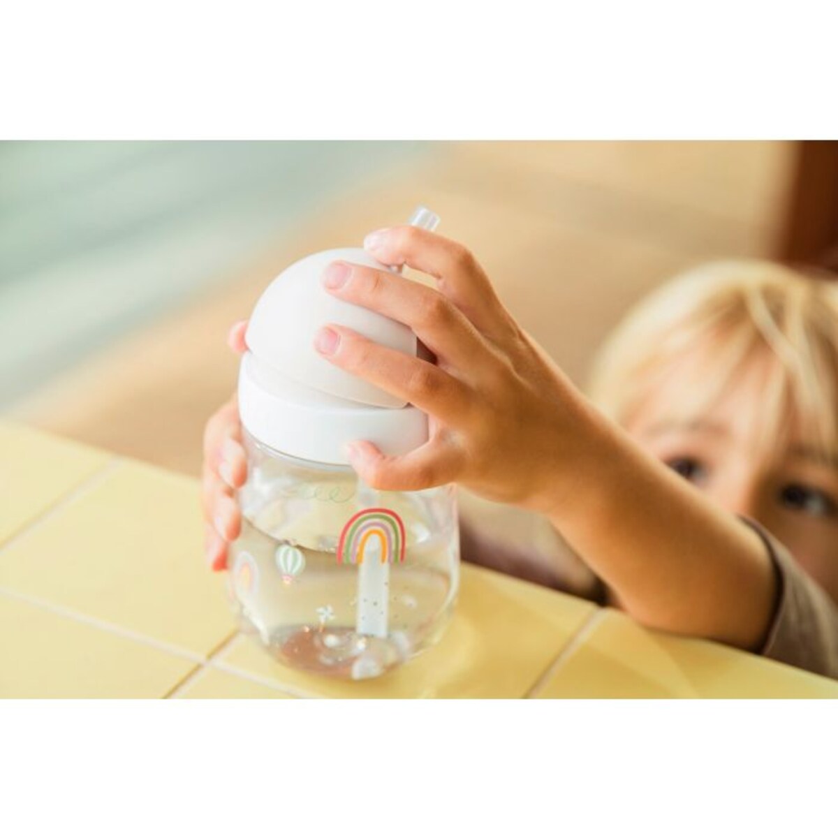 Kubek dziecięcy ze słomką 300ml Mio Fairy Garden 108014065406