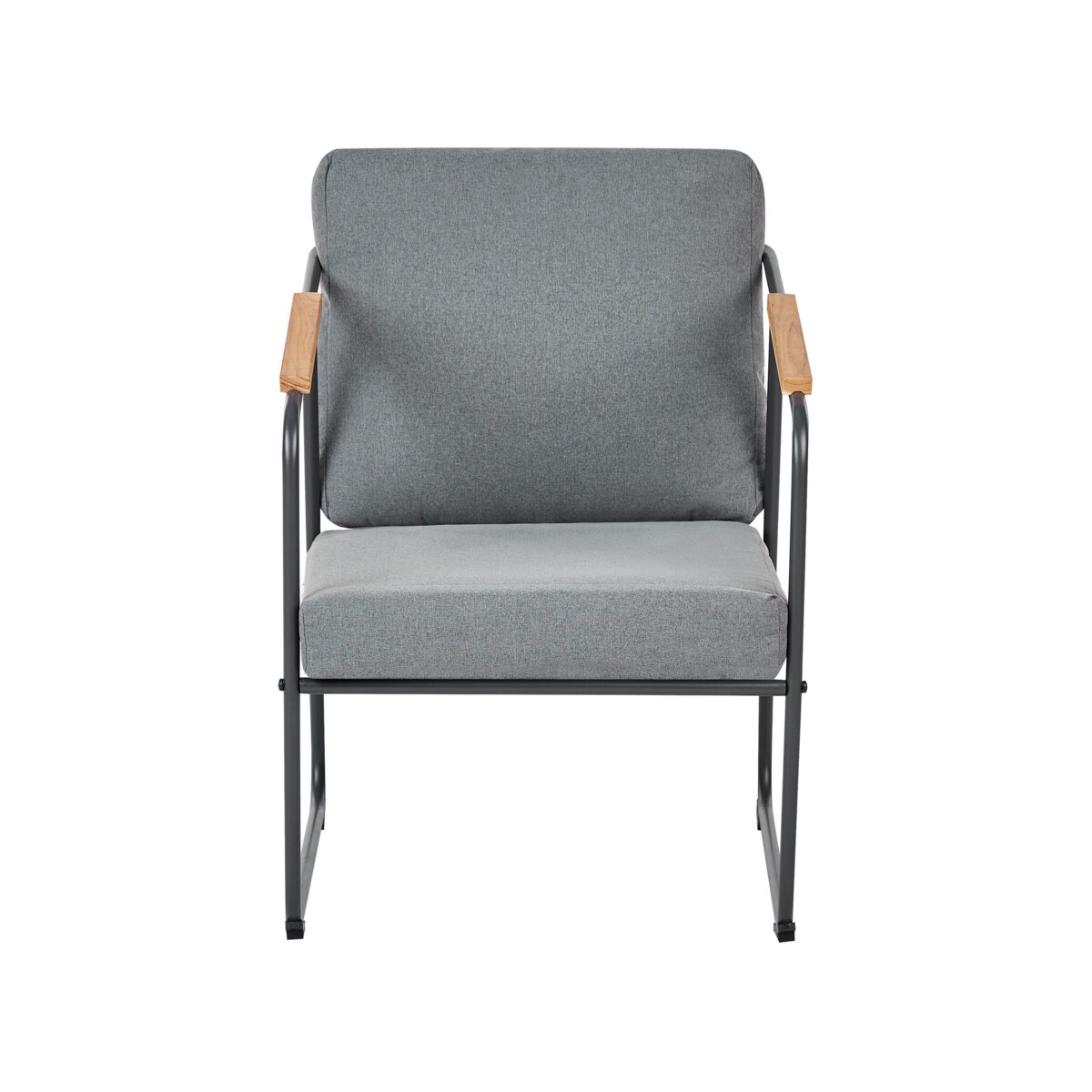 Duży zestaw wypoczynkowy dla 4 osób Stal Szary VEZZANA