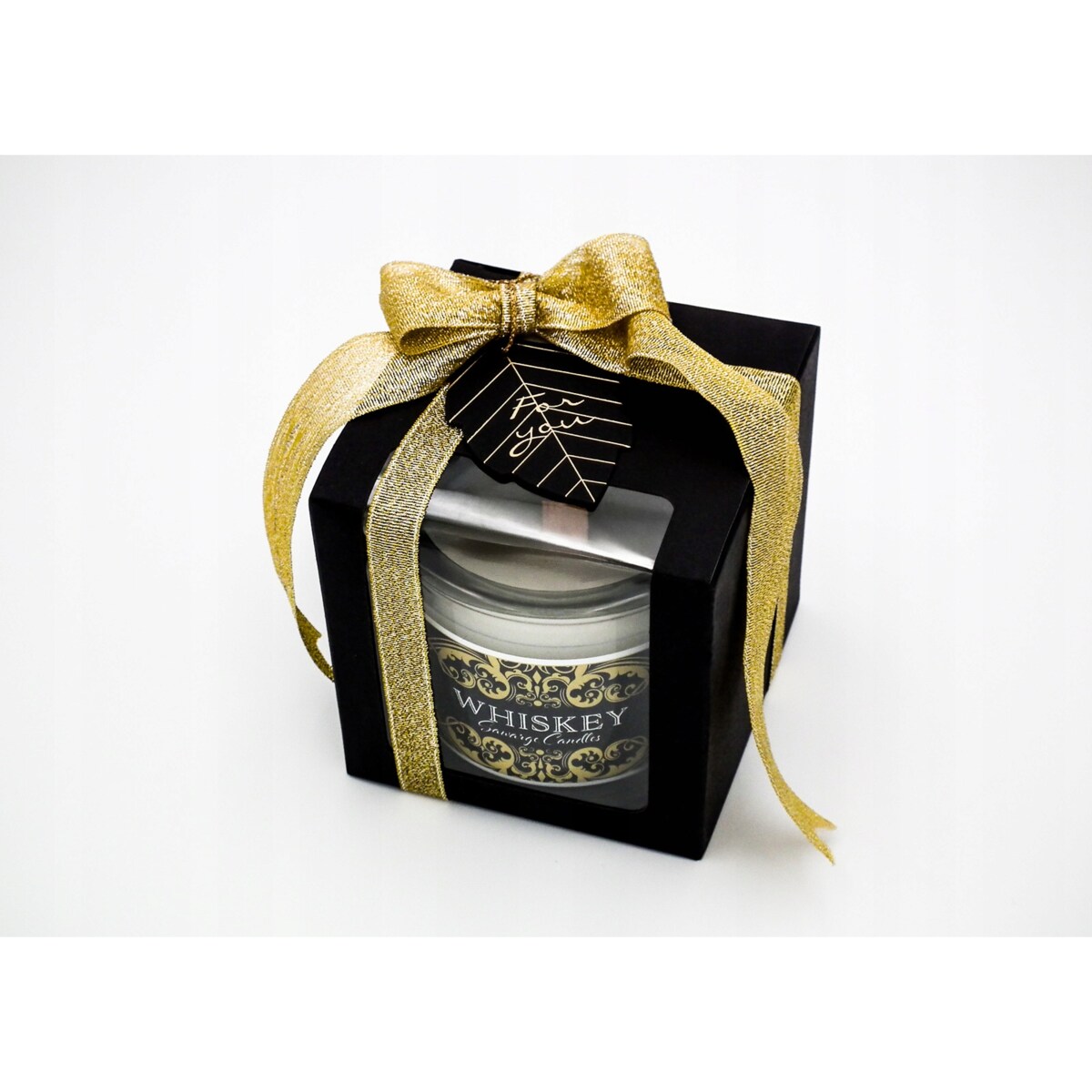 Świeca zapachowa WHISKEY prezent dla mężczyzny Dzień Dziadka 200g