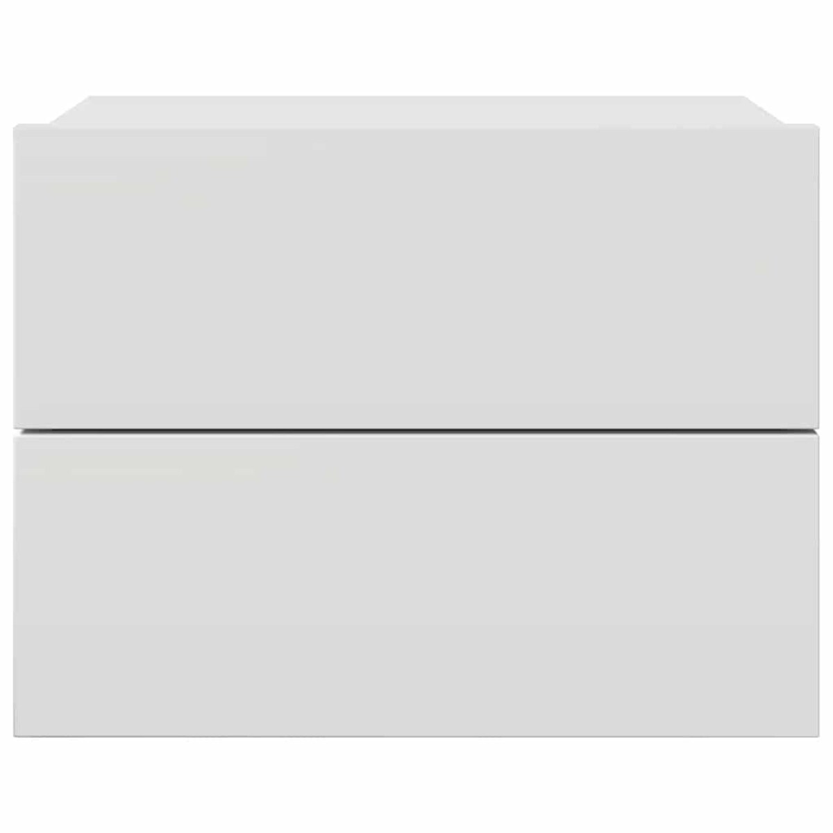 vidaXL Szafka nocna, biała, 40x30x30 cm, materiał drewnopochodny