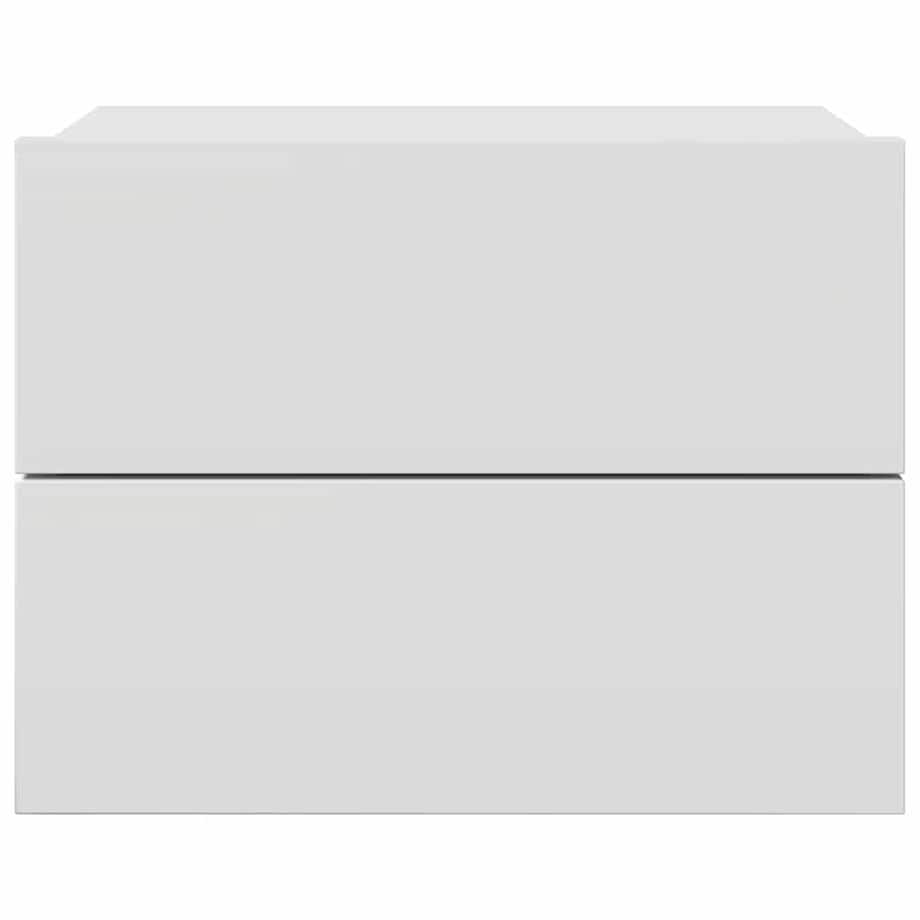 vidaXL Szafka nocna, biała, 40x30x30 cm, materiał drewnopochodny