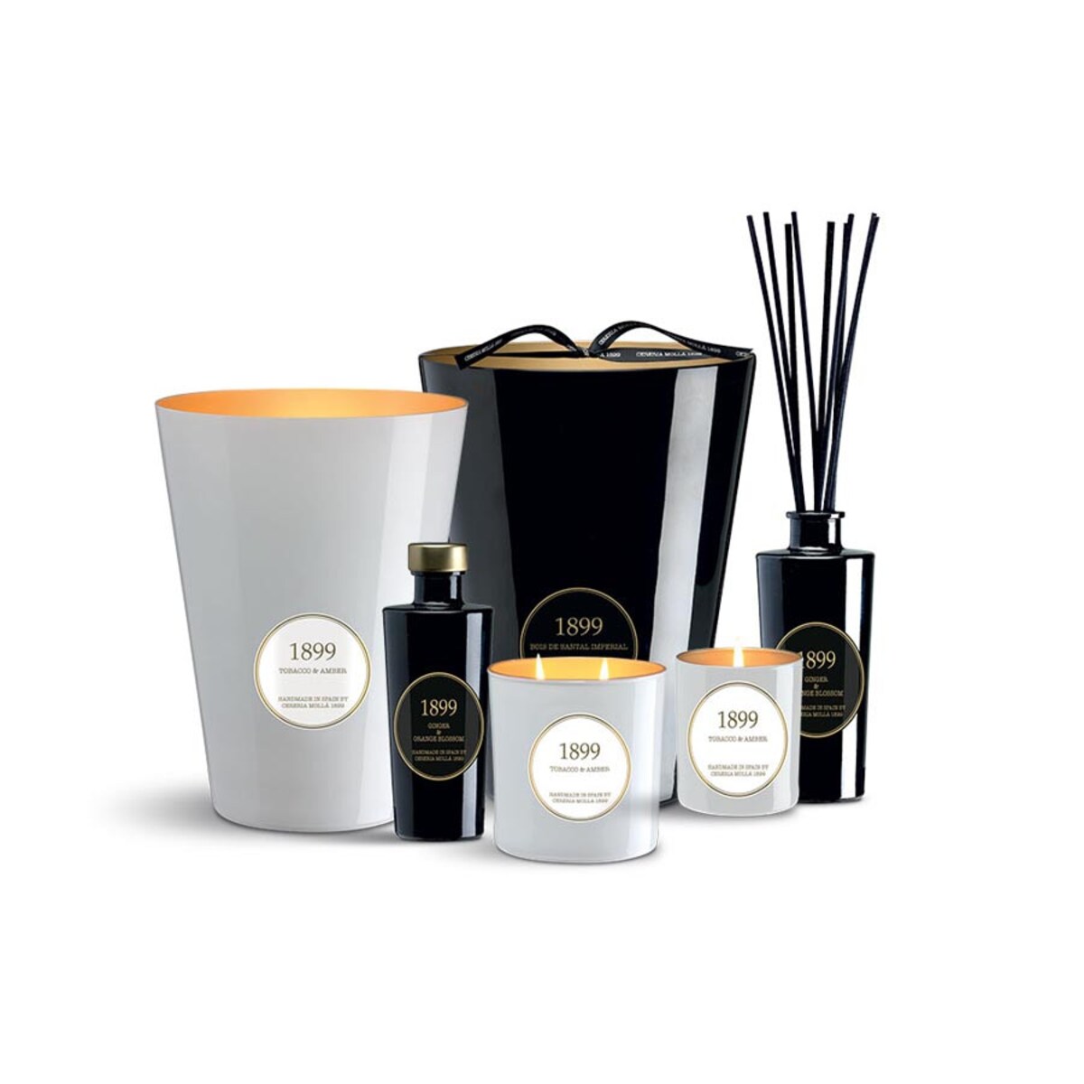 Świeca Tobacco & Amber, 230 g, Cereria Molla