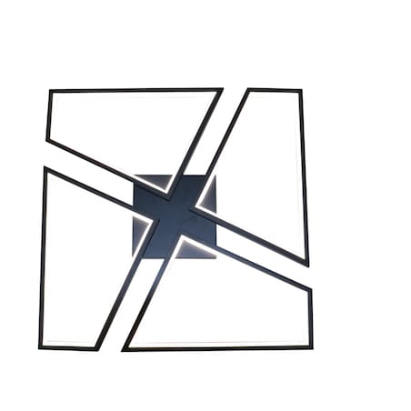 Plafon Light Prestige Nivra czarny LED CCT 3000K/4000K/6000K (regulowana) 1 szt.