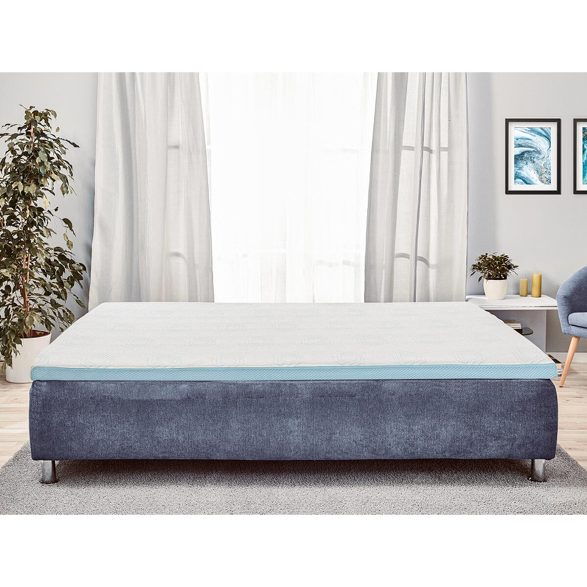 Materac nawierzchniowy 160x200 7 cm memory składany  - Dormeo Memosan Ultimo