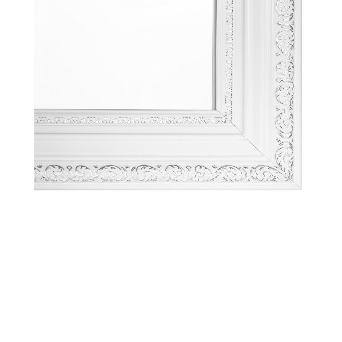 Lustro ścienne 50 x 130 cm biało-srebrne VERTOU