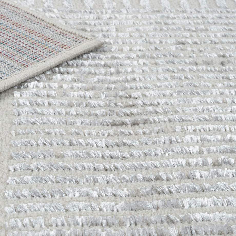 Dywan nowoczesny Tori 67x120 cm e-floor OEKO-TEX geometryczny szary