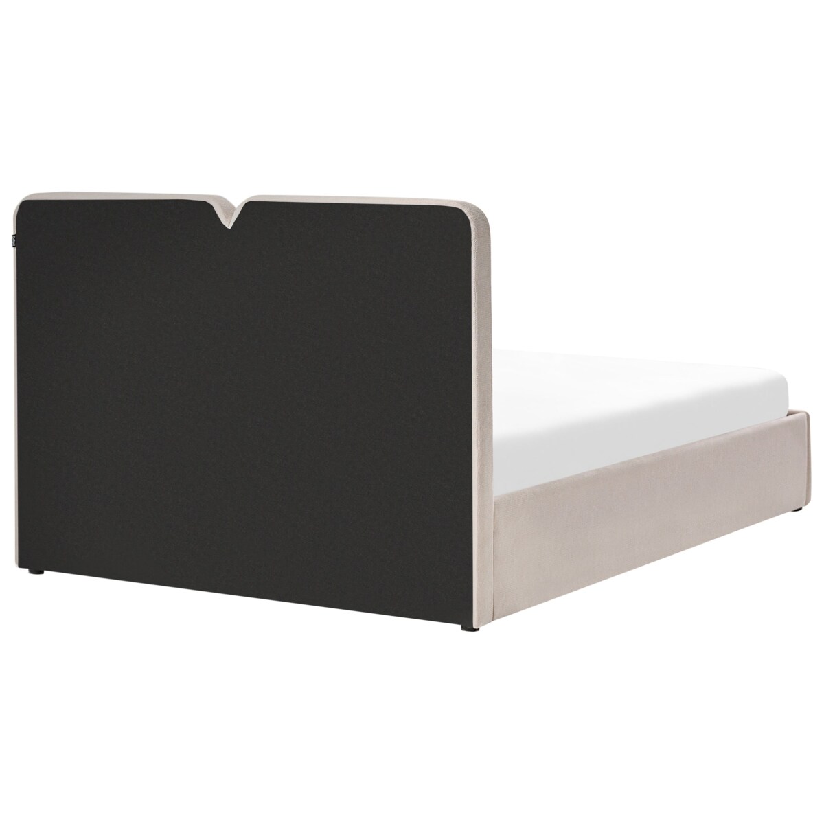 Łóżko z pojemnikiem ARBOIS 160 x 200 cm Beżowy