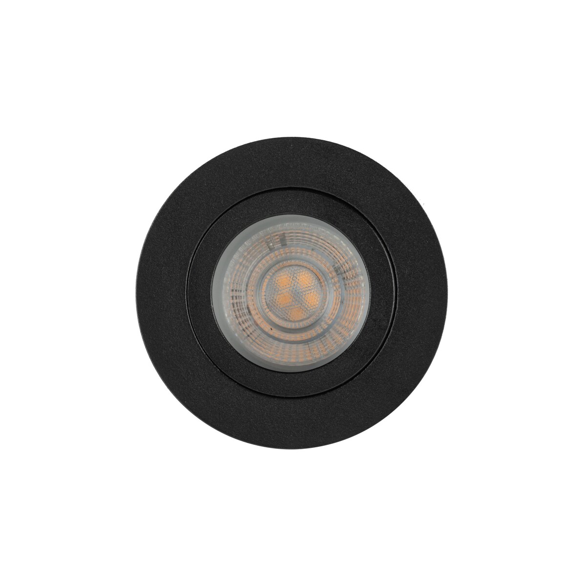 Oprawa wpuszczana łazienkowa TK Lighting AURA BLACK GU10 IP65 czarna ruchoma 230V 10571