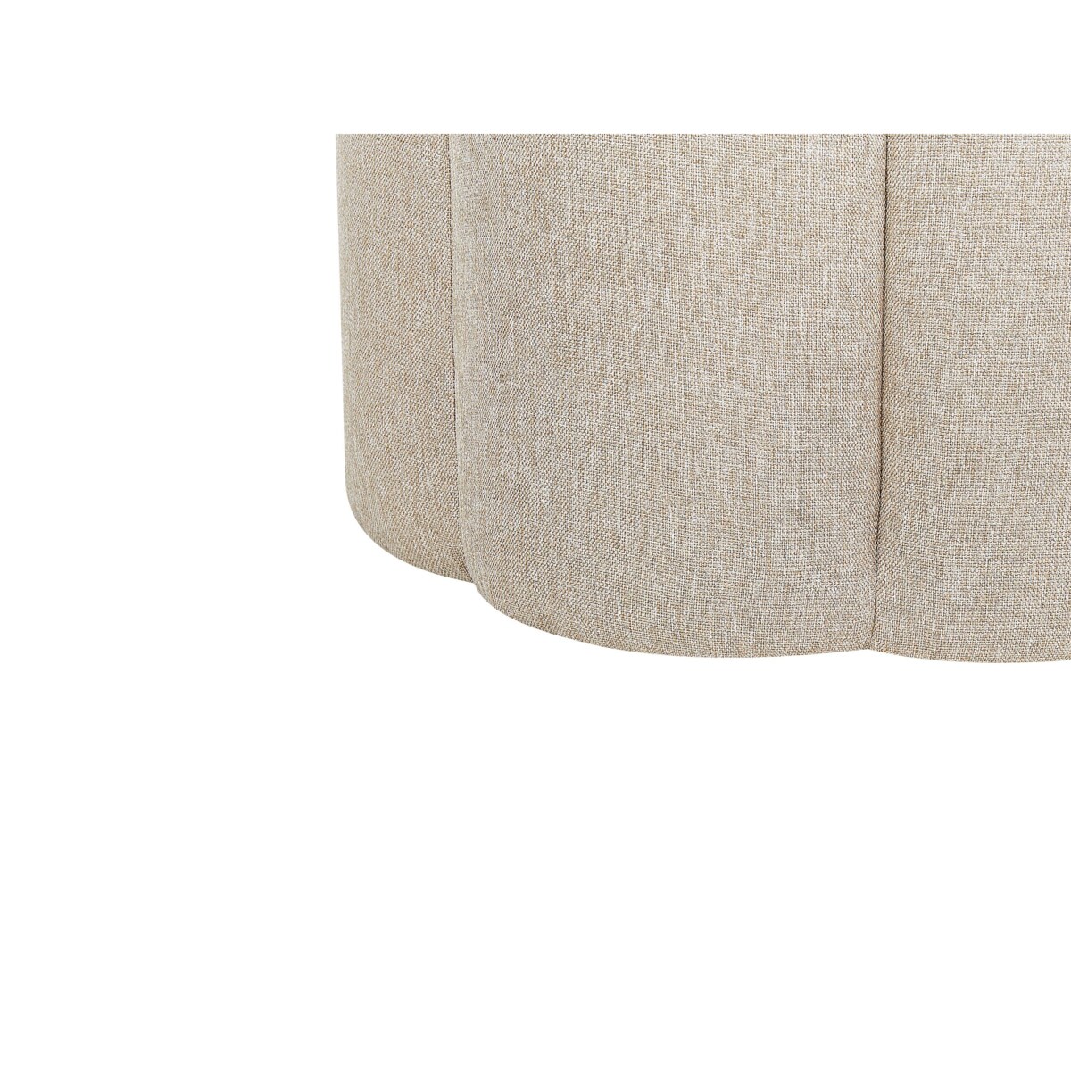 Puf TAPPEN Len syntetyczny Beżowy 39 cm