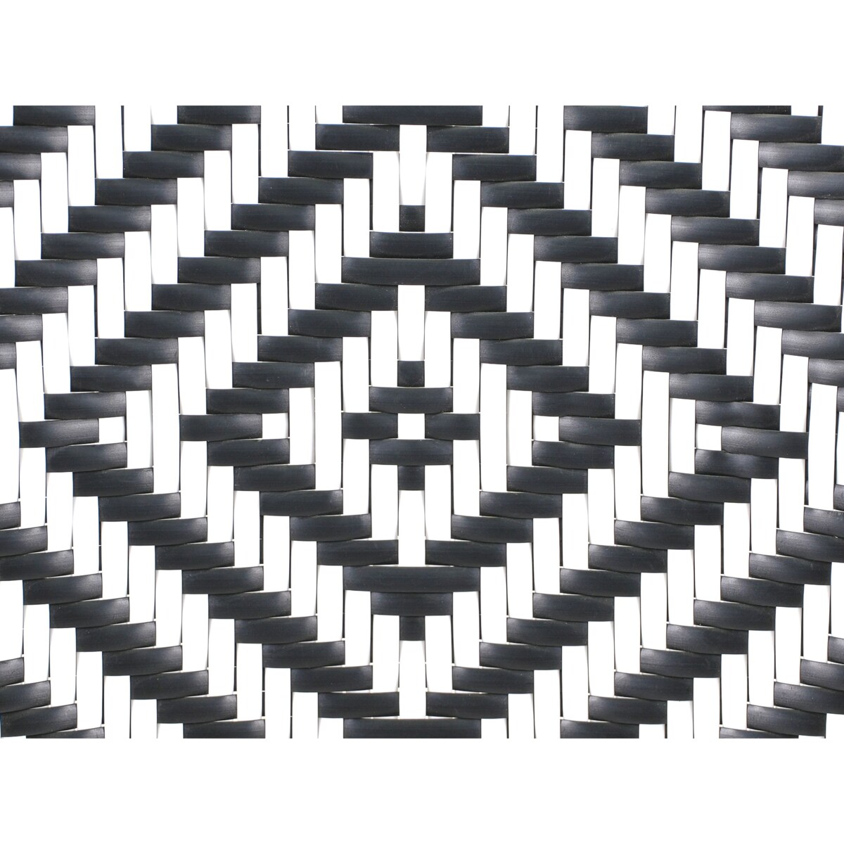 Stolik bistro RIFREDDO 80 cm Szkło Czarny/ biały