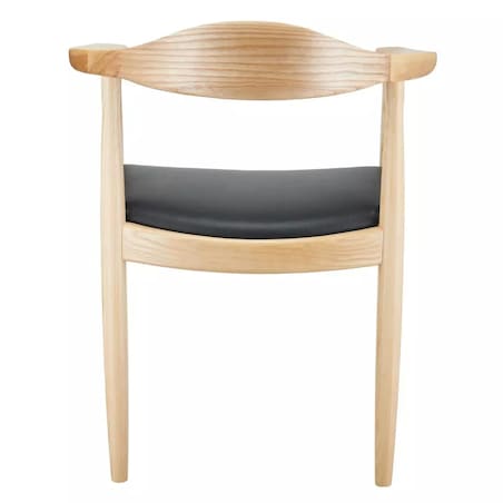 Krzesło jesionowe King MH-004CH-N Moos drewniane podłokietniki naturalne
