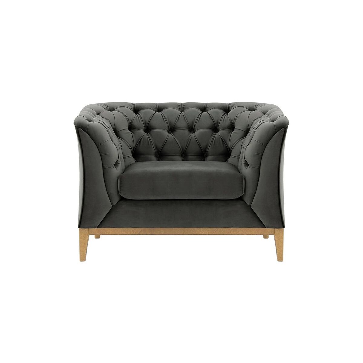 Fotel Chesterfield Modern Wood-Velluto 19