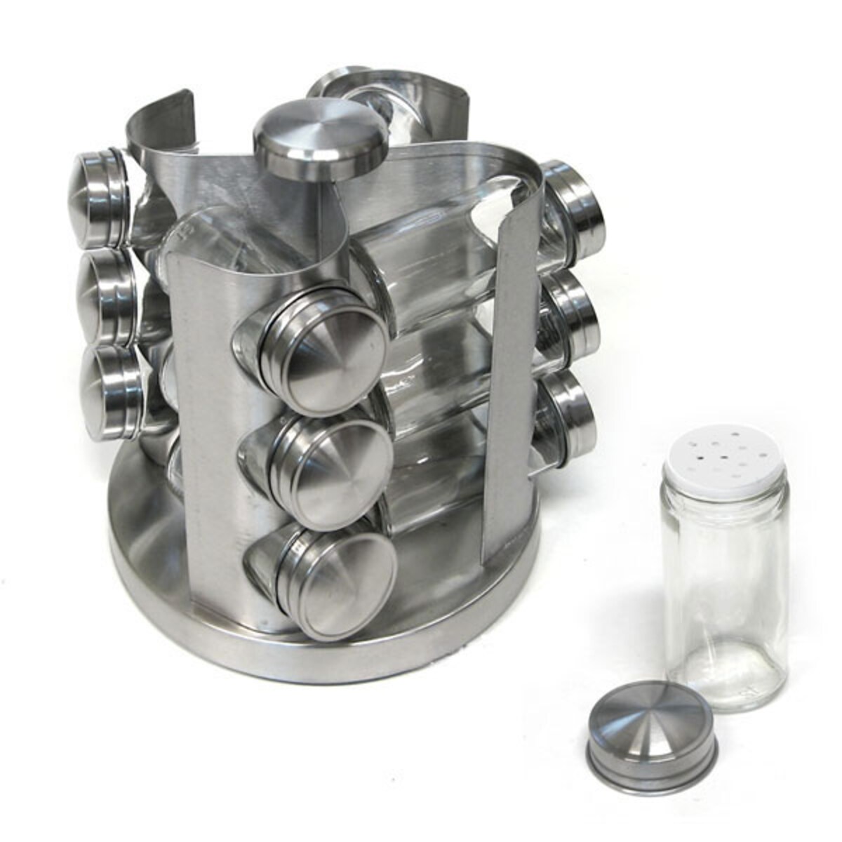 Zestaw pojemników na przyprawy 13 elementów przyprawnik KINGHOFF