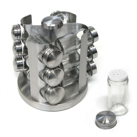 Zestaw pojemników na przyprawy 13 elementów przyprawnik KINGHOFF