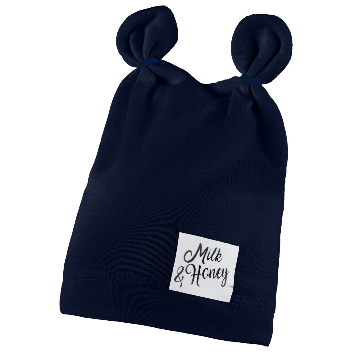 Czapeczka Jesienna Wiosenna Czapka Z Bawełny Dla Dzieci 46-48 Granatowa