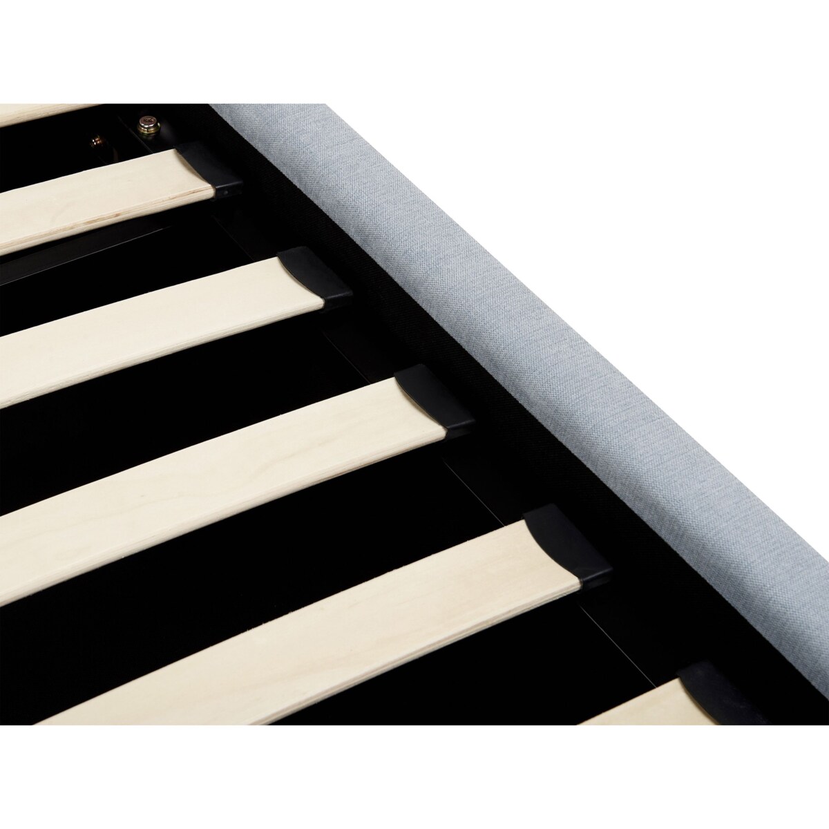 Łóżko z pojemnikiem VAUCLUSE 180 x 200 cm Błękitny