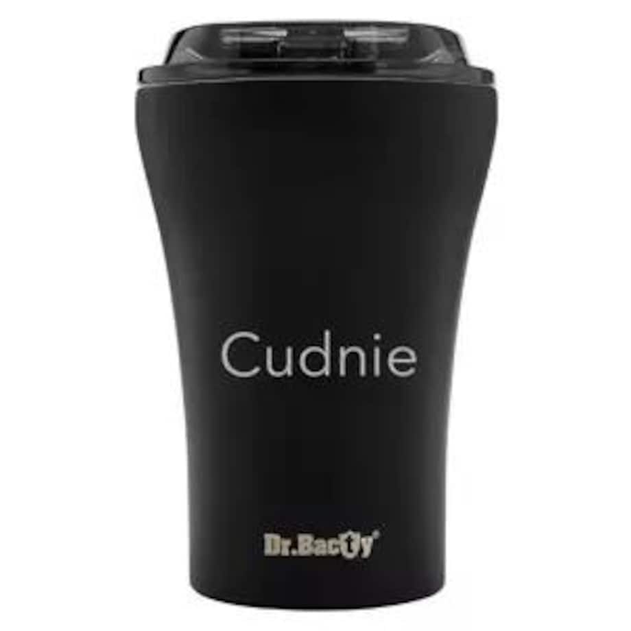Kubek na kawę termiczny Dr.Bacty Apollo 227 ml - Cudnie - czarny