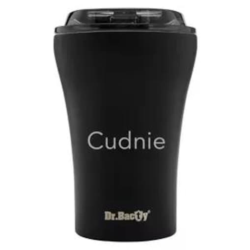 Kubek na kawę termiczny Dr.Bacty Apollo 227 ml - Cudnie - czarny