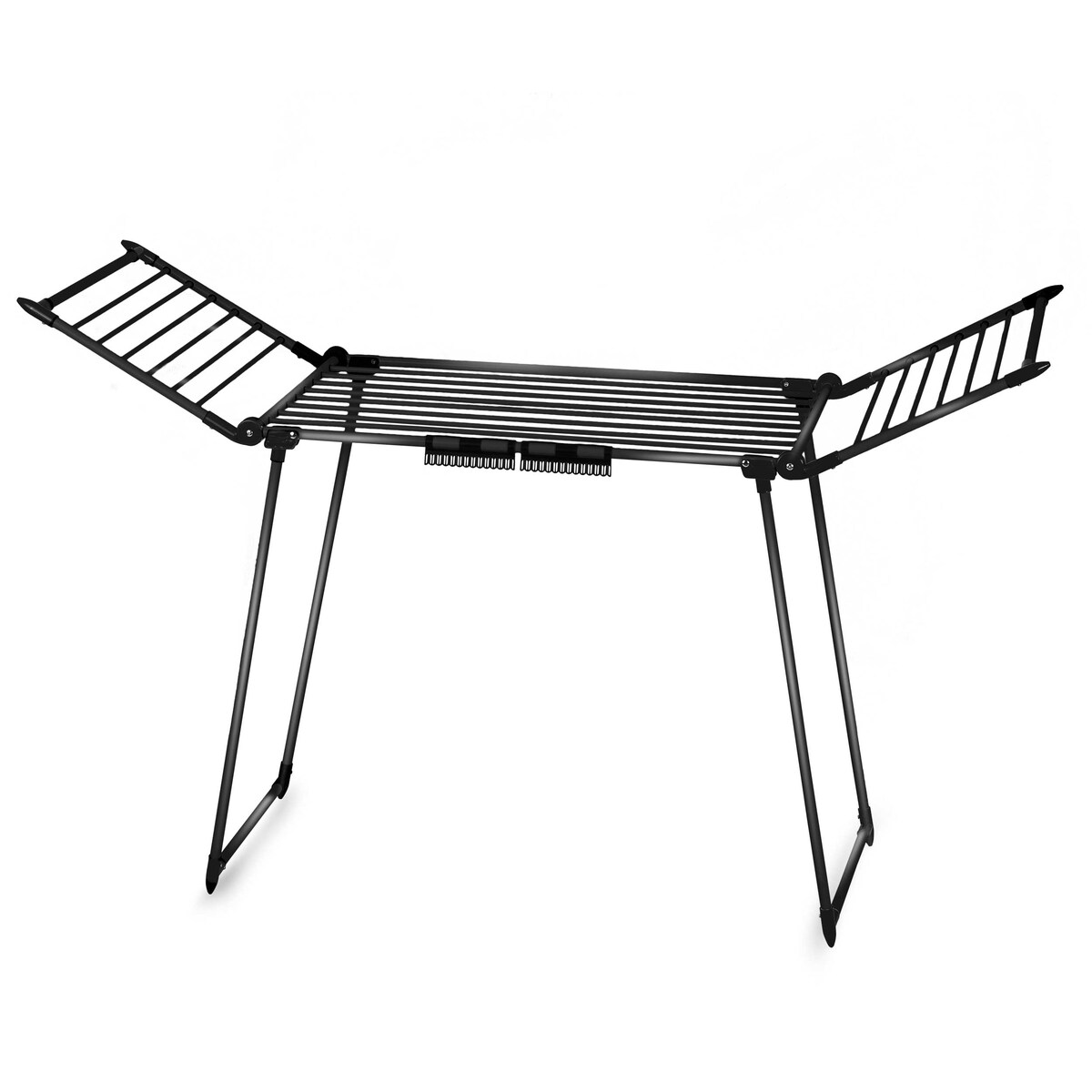 Suszarka na pranie do ubrań bielizny stojąca rozkładana 19m Massido Debora czarna