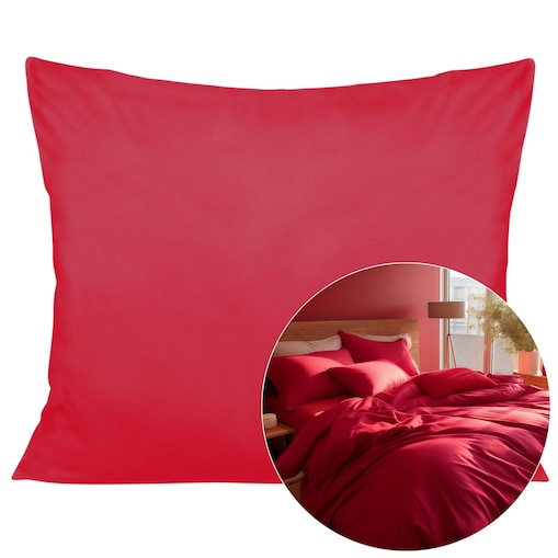 Poszewka satynowa 50x60 kolor Koral