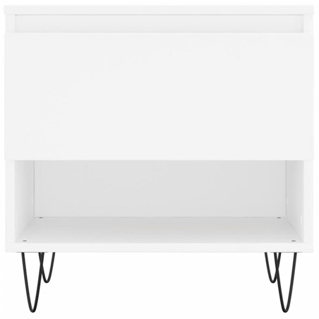 vidaXL Stoliki kawowe, 2 szt., białe, 50x46x50 cm