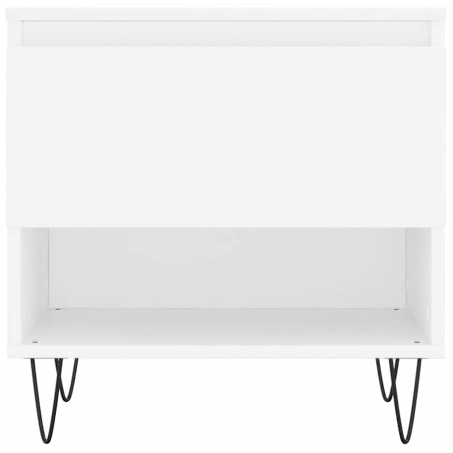 vidaXL Stoliki kawowe, 2 szt., białe, 50x46x50 cm