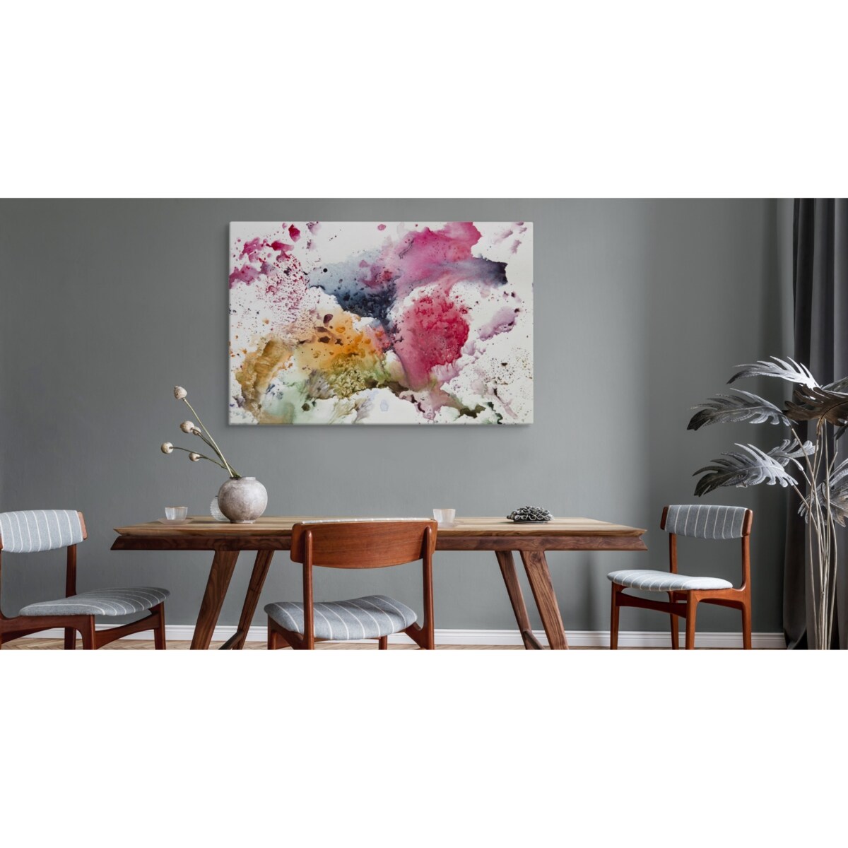 Obraz na płótnie akwarelowa abstrakcja 70x50cm