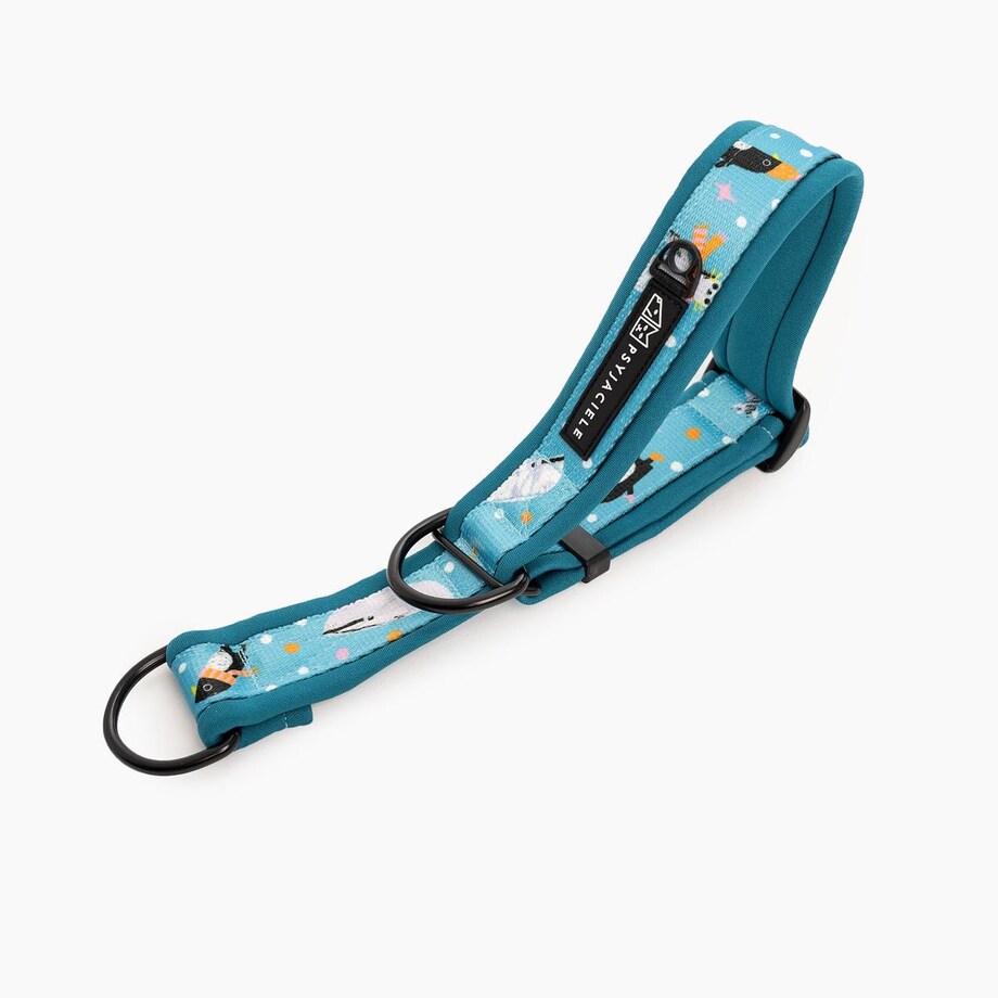 Obroża półzaciskowa SUPER SOFT "Łot de fok" - Szerokość taśmy: 38mm, Rozmiar: M