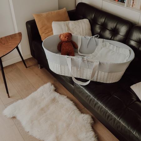 Pokrowiec na kosz Mojżesza - Pokrowiec - Szary