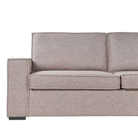 Sofa rozkładana jasnobrązowa VUOKATTI