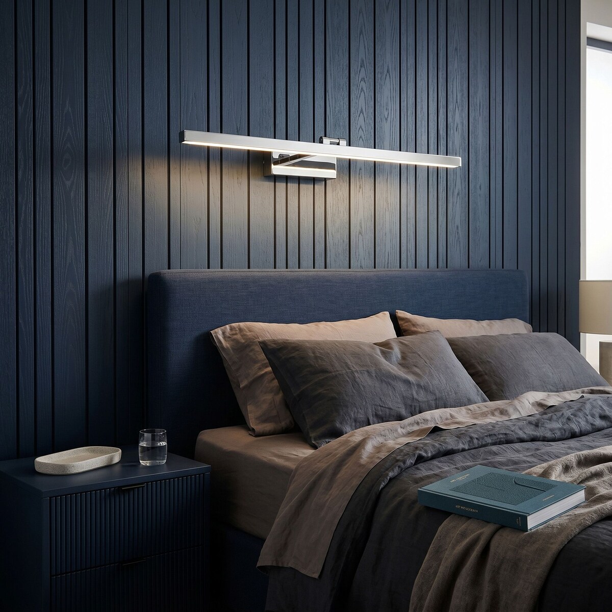 Kinkiet App1859-1W 80Cm Led Chrom, Aluminium, Tworzywo Sztuczne