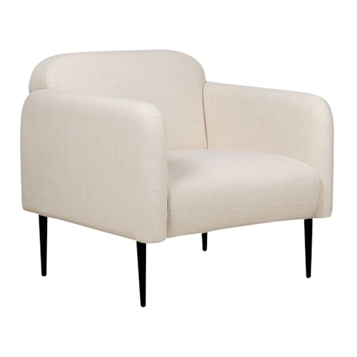 Fotel tapicerowany beżowy STOUBY