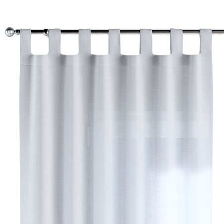 Zasłona na szelkach 1 szt. 130x245 prześwitujący biały