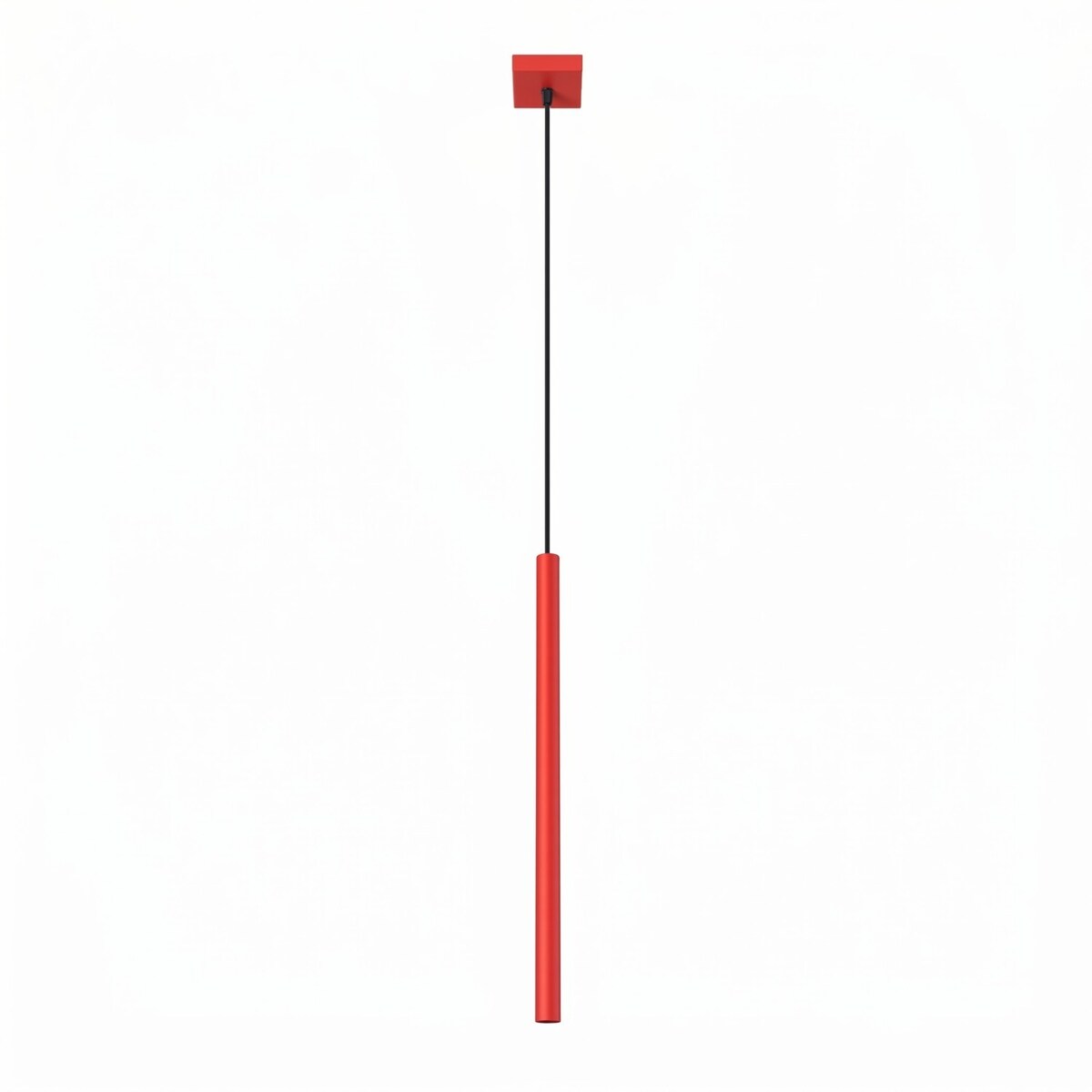 Lampa wisząca PASTELO 1 czerwona