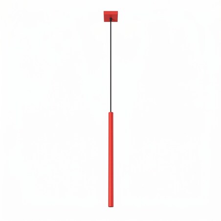 Lampa wisząca PASTELO 1 czerwona