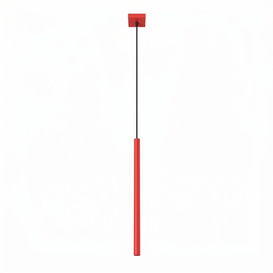 Lampa wisząca PASTELO 1 czerwona
