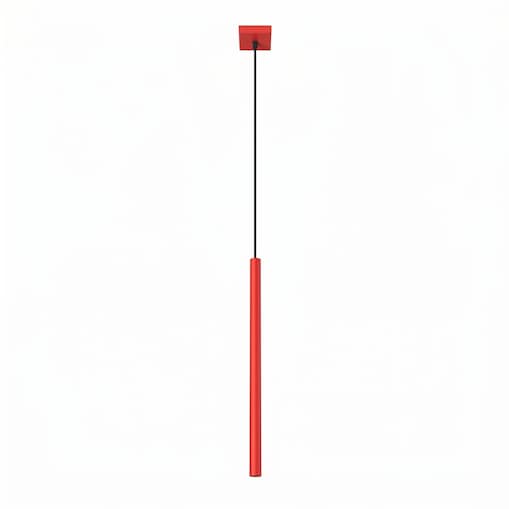 Lampa wisząca PASTELO 1 czerwona