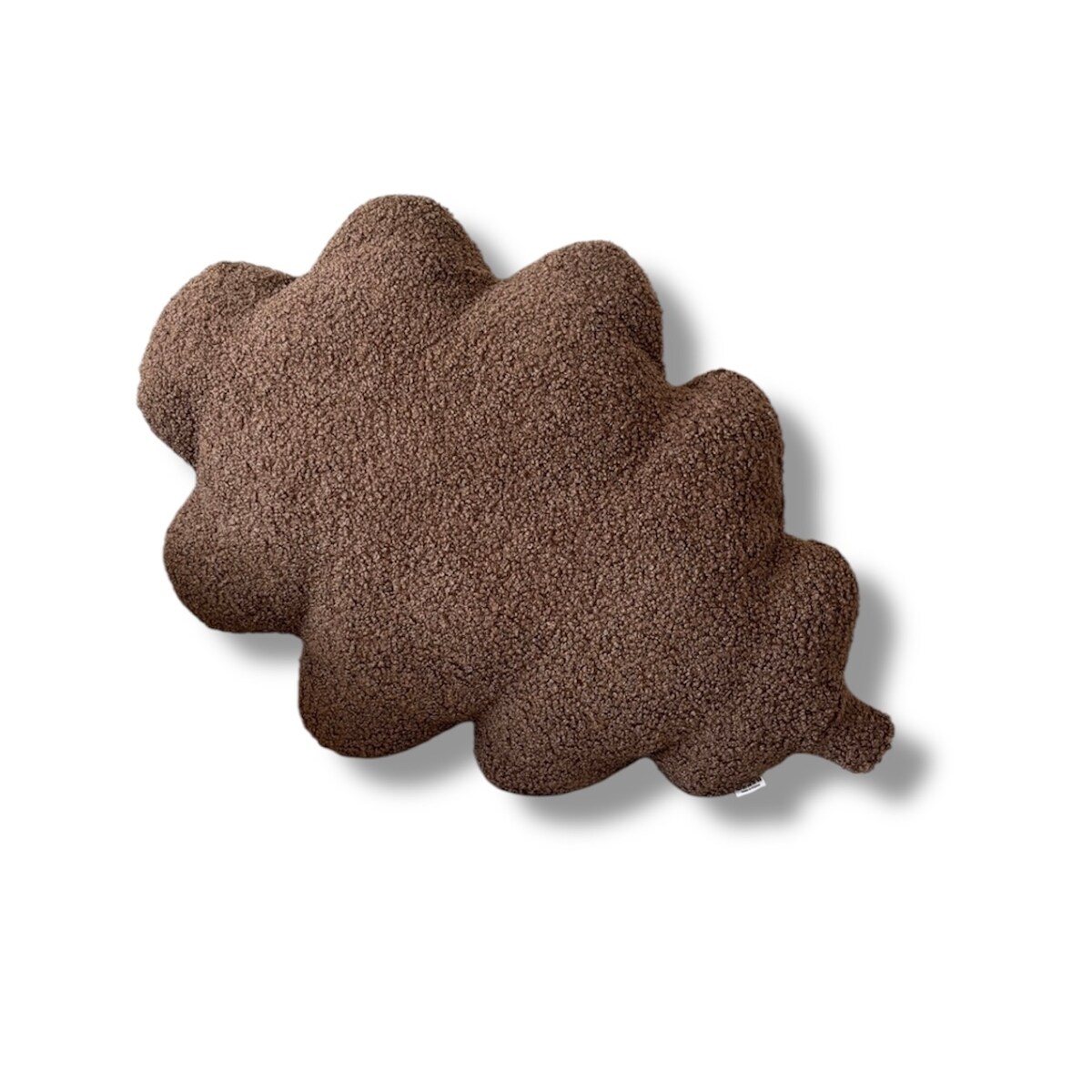 Poduszka jesienna Liść dębu brązowa boucle