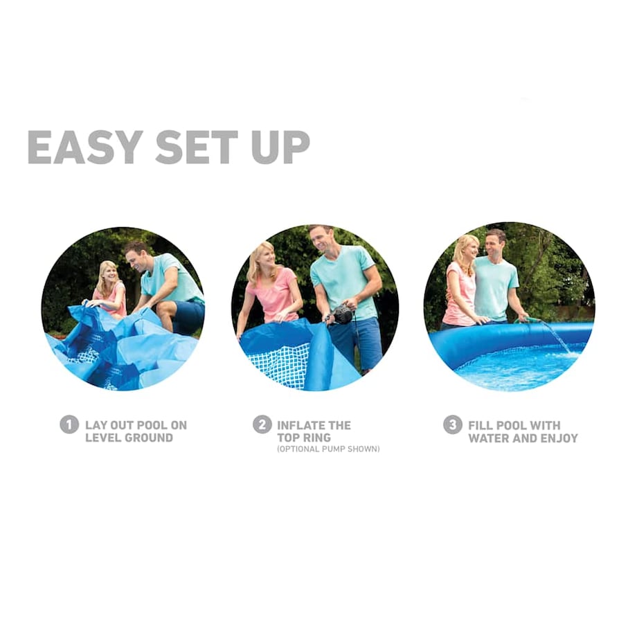Intex Basen Easy Set, 396 x 84 cm, 28143NP