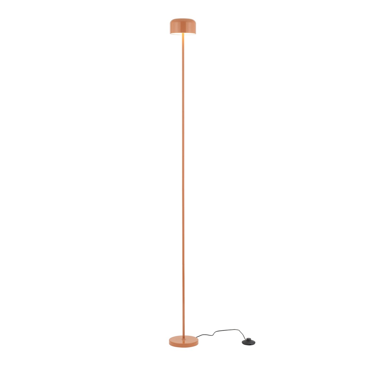 Lampa Stojąca Led Tk Lighting Noa Łososiowa Podłogowa Smukła Minimalizm 9W 3000K 800Lm