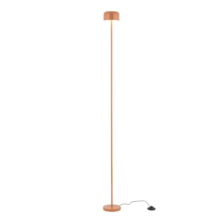Lampa Stojąca Led Tk Lighting Noa Łososiowa Podłogowa Smukła Minimalizm 9W 3000K 800Lm