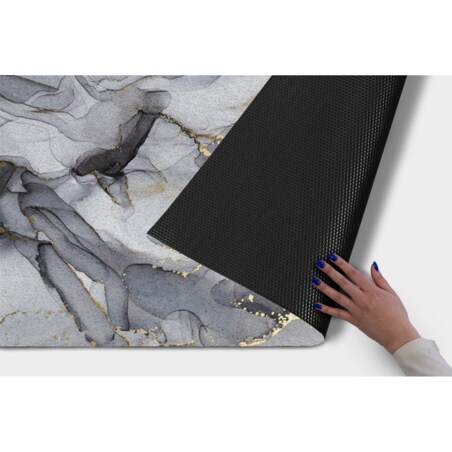 Wycieraczka zewnętrzna XXL Szary marmur 150x100cm