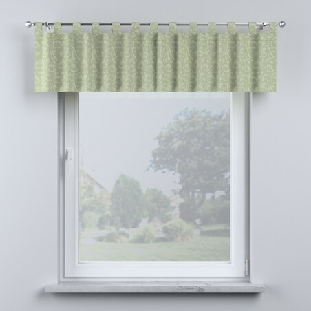 Lambrekin na szelkach 260x40 zielony