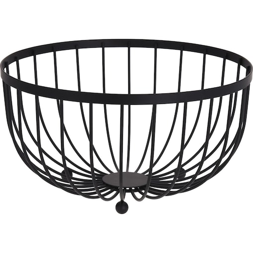 Kosz na owoce i warzywa, Ø 25 cm, metalowy
