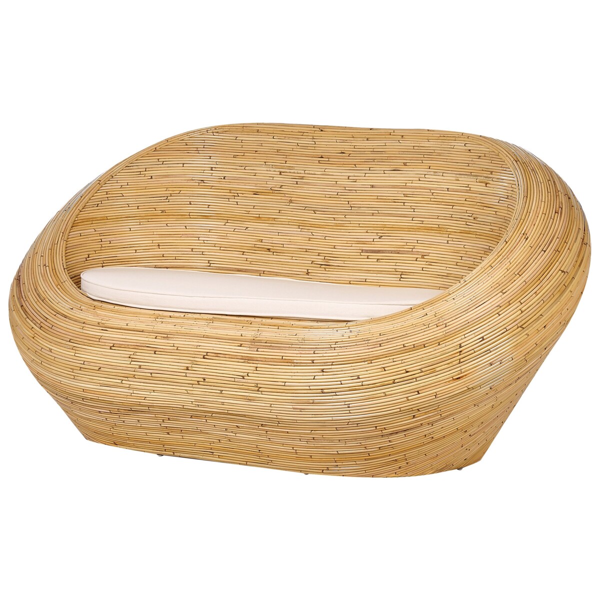 Sofa ogrodowa dla 2 osób MAIORI Rattan Naturalny