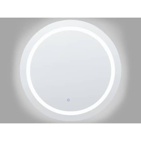 Okrągłe lustro ścienne LED ø 79 cm srebrne COURSEULLES