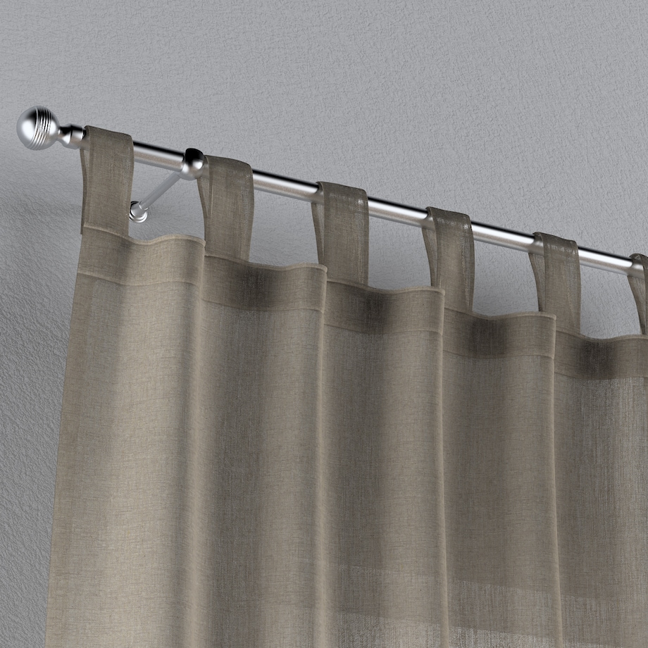 Zasłona na szelkach 1 szt. 130x260 beżowy