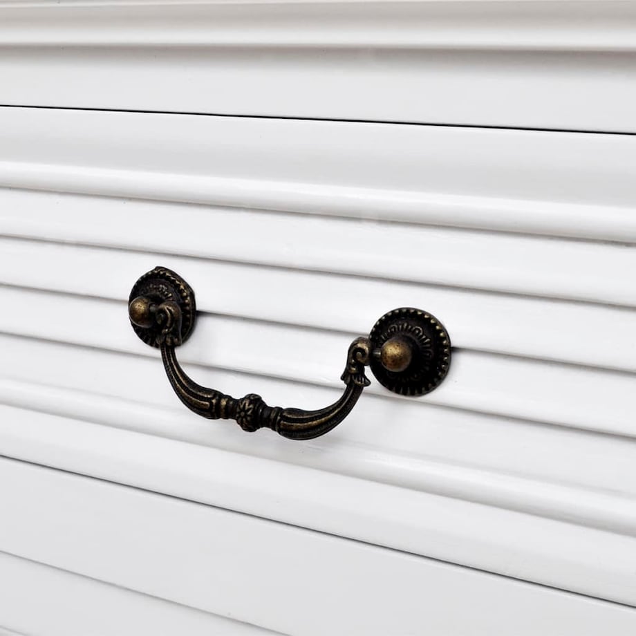 vidaXL Biurko z szafkami po obu stronach, białe, 140 x 48 x 80 cm