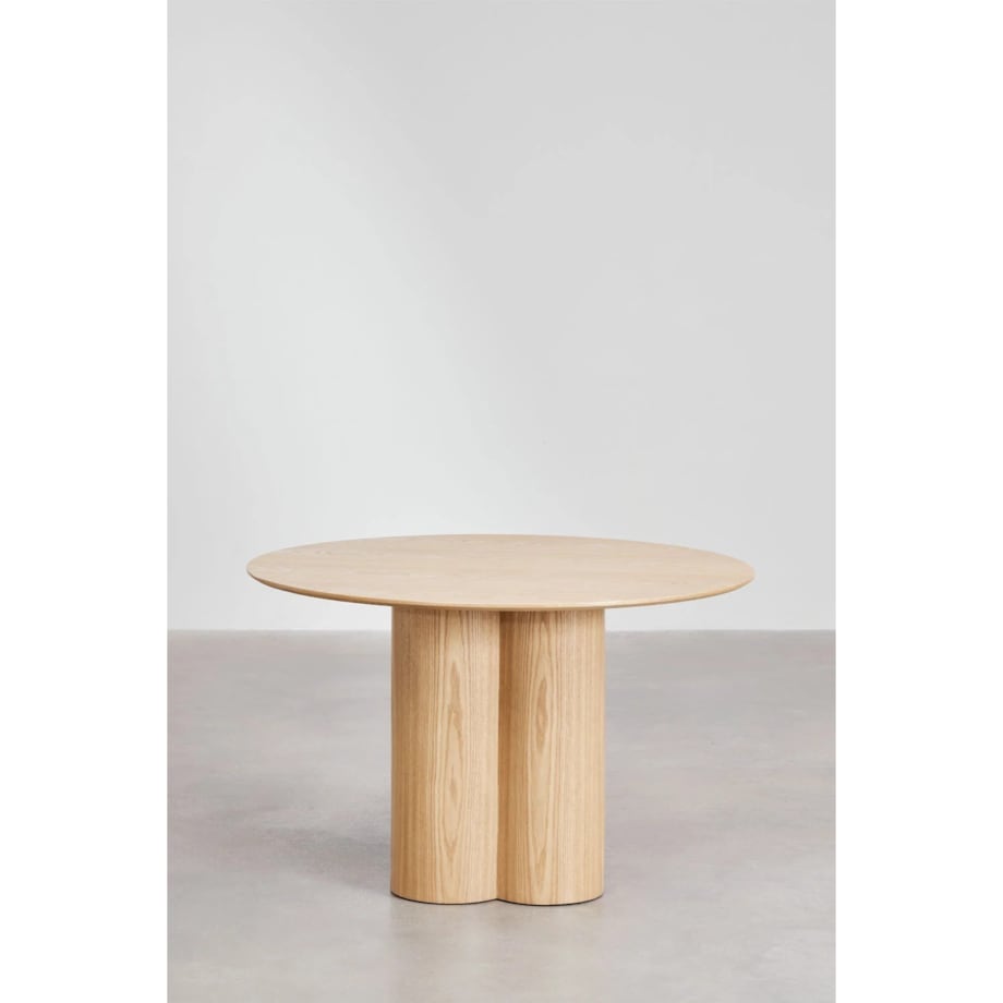 Okrągły stół do jadalni naturalny Athena Ø120 cm